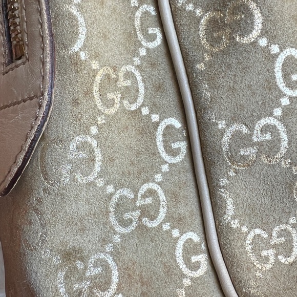 Authentic Gucci GG Charmy Suede Boston Shoulder bag - Picture 10 of 12